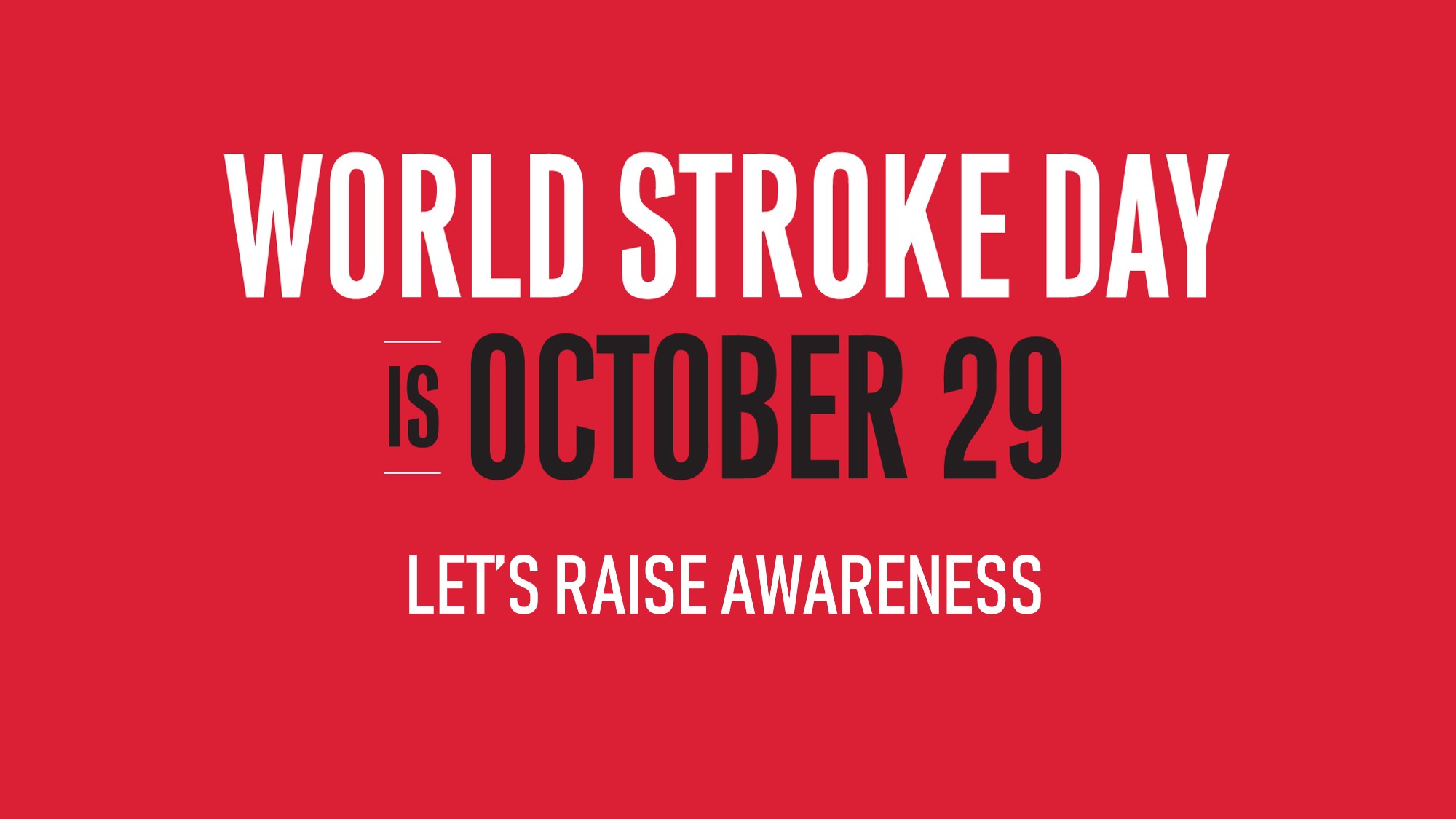 Raising Awareness on World Stroke Day Dr. Vishal Jogi